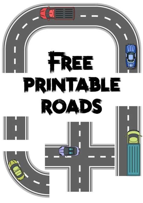 Free Printable Roads For Toy Cars